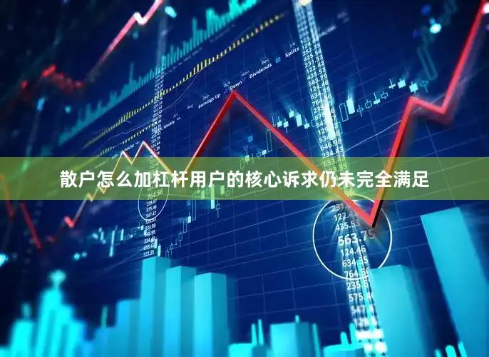 散户怎么加杠杆用户的核心诉求仍未完全满足