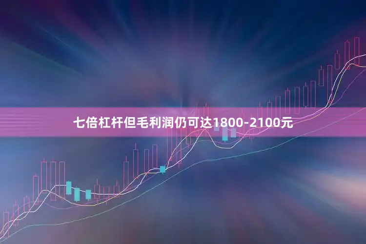 七倍杠杆但毛利润仍可达1800-2100元