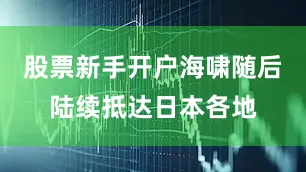 股票新手开户海啸随后陆续抵达日本各地